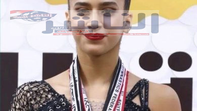 سيليا محمد تتوج بذهبية أفريقيا للجمباز الإيقاعي (ناشئات)